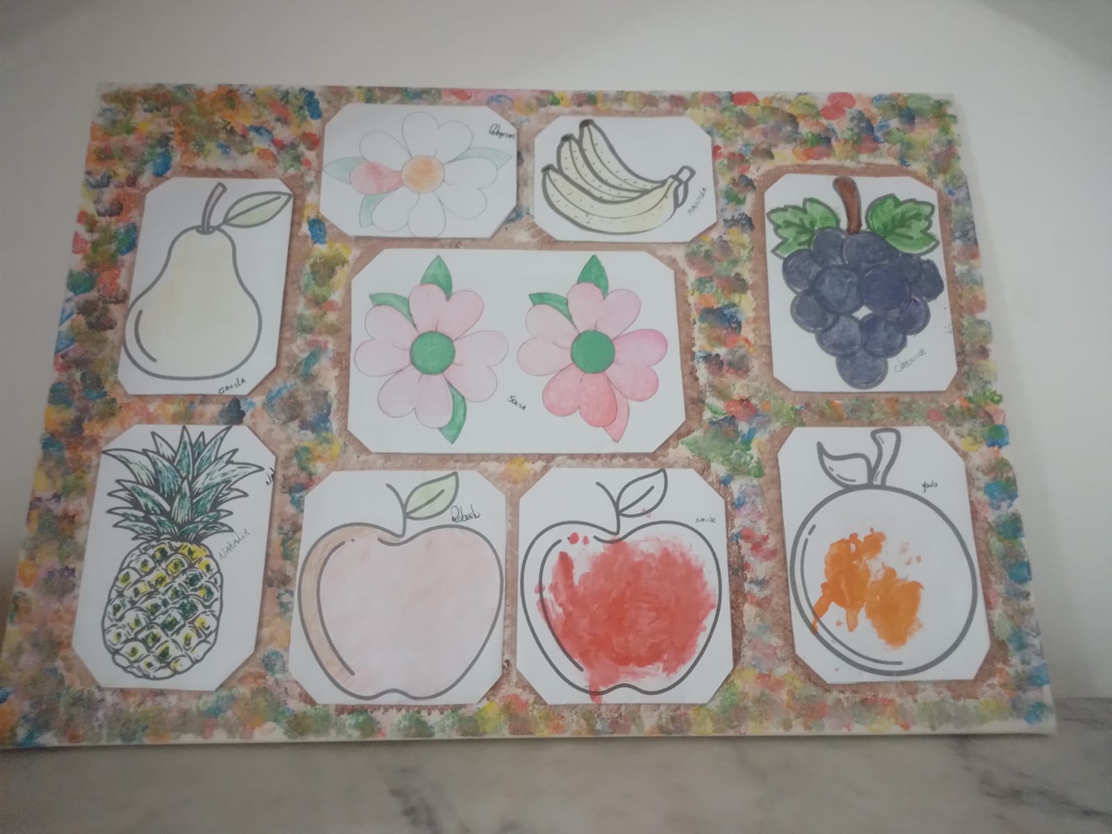 Trabalho artístico produzido em atividade coletiva